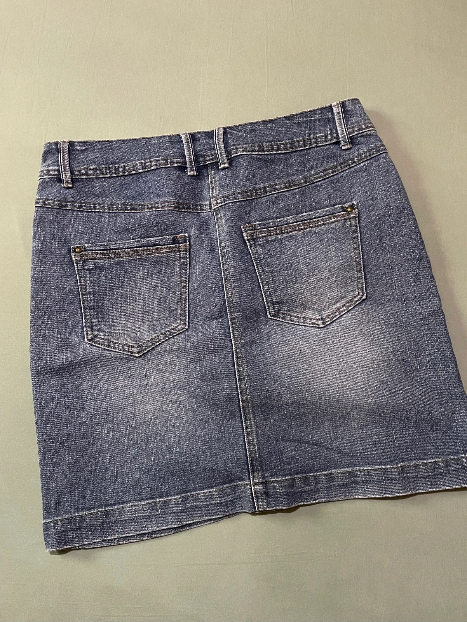 Saia jeans azul – photo 3